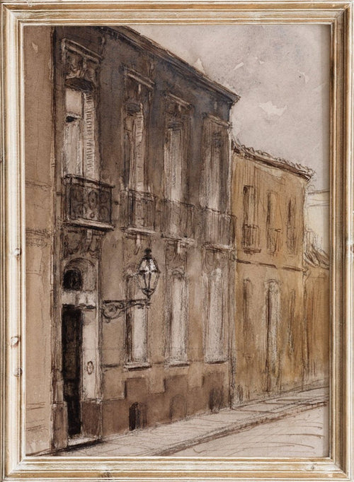 "13 rue Saint-Maur, Bordeaux" Art Print_Sugar & Canvas_Georges Hugo