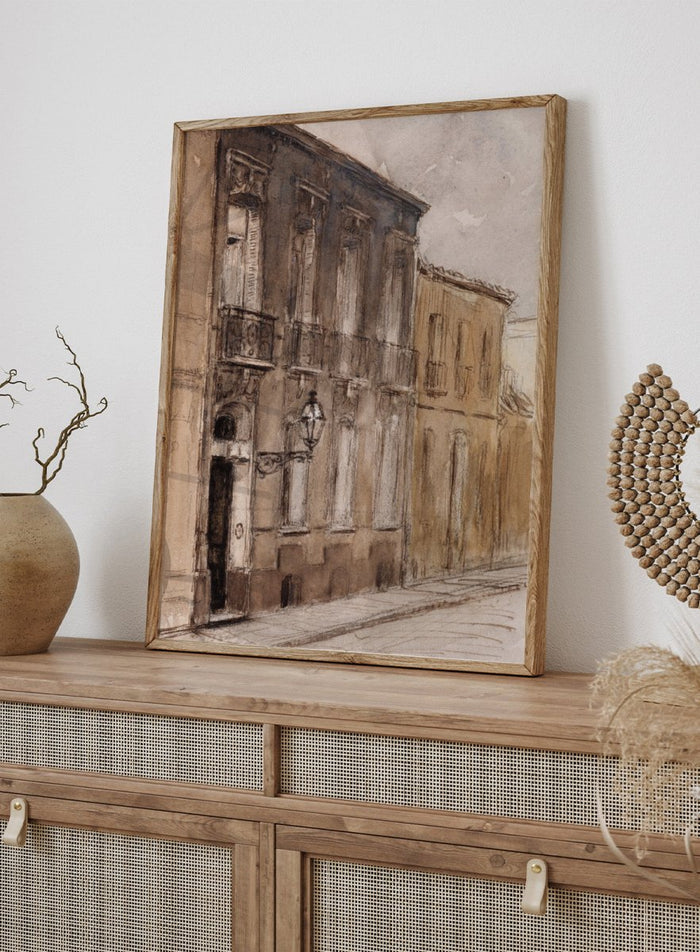 "13 rue Saint-Maur, Bordeaux" Art Print_Sugar & Canvas_Georges Hugo