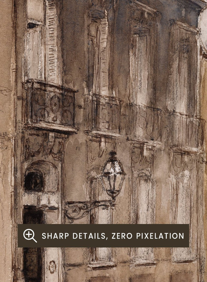 "13 rue Saint-Maur, Bordeaux" Art Print_Sugar & Canvas_Georges Hugo