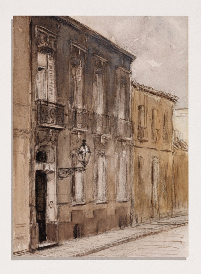 "13 rue Saint-Maur, Bordeaux" Art Print_Sugar & Canvas_Georges Hugo