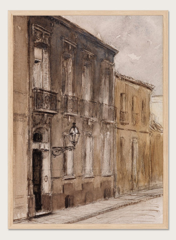 "13 rue Saint-Maur, Bordeaux" Art Print_Sugar & Canvas_Georges Hugo