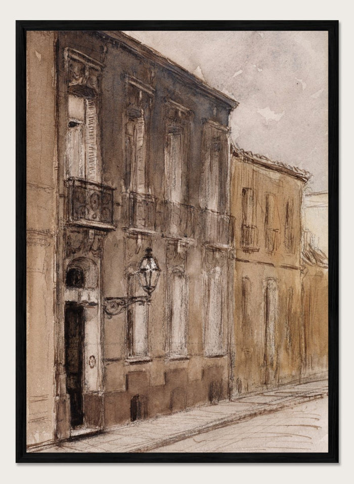 "13 rue Saint-Maur, Bordeaux" Art Print_Sugar & Canvas_Georges Hugo