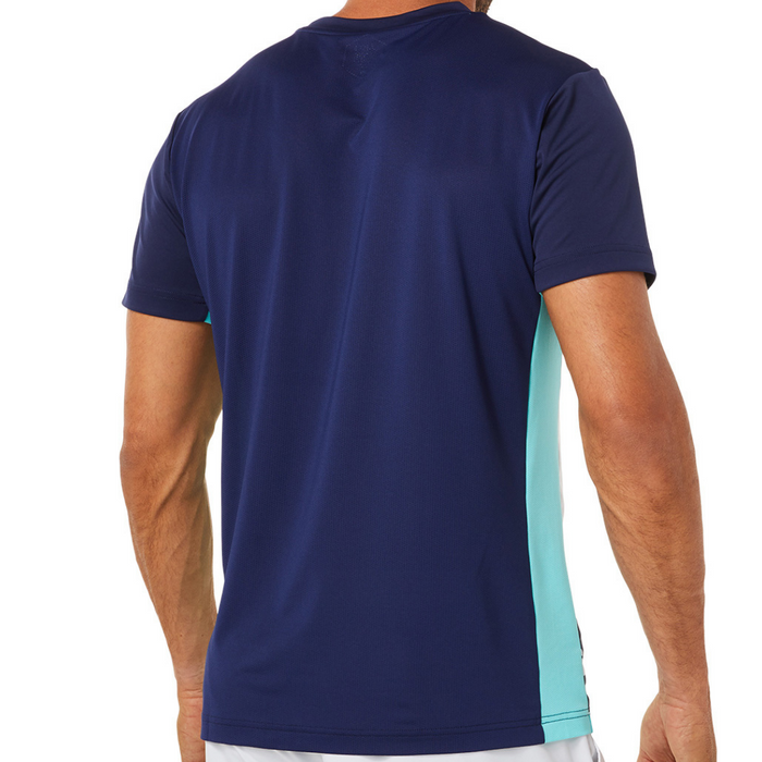 Asics 2022 Court Graphic SS Mens Tennis Top - Brilliant White