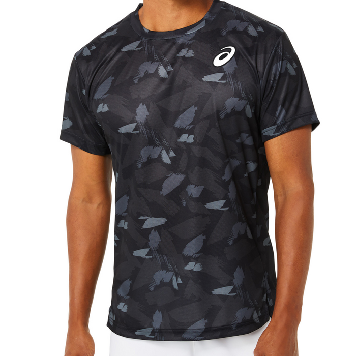 Asics 2022 Match Graphic SS Mens Tennis Top - Performance Black