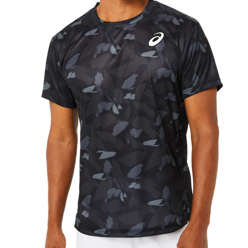 Asics 2022 Match Graphic SS Mens Tennis Top - Performance Black