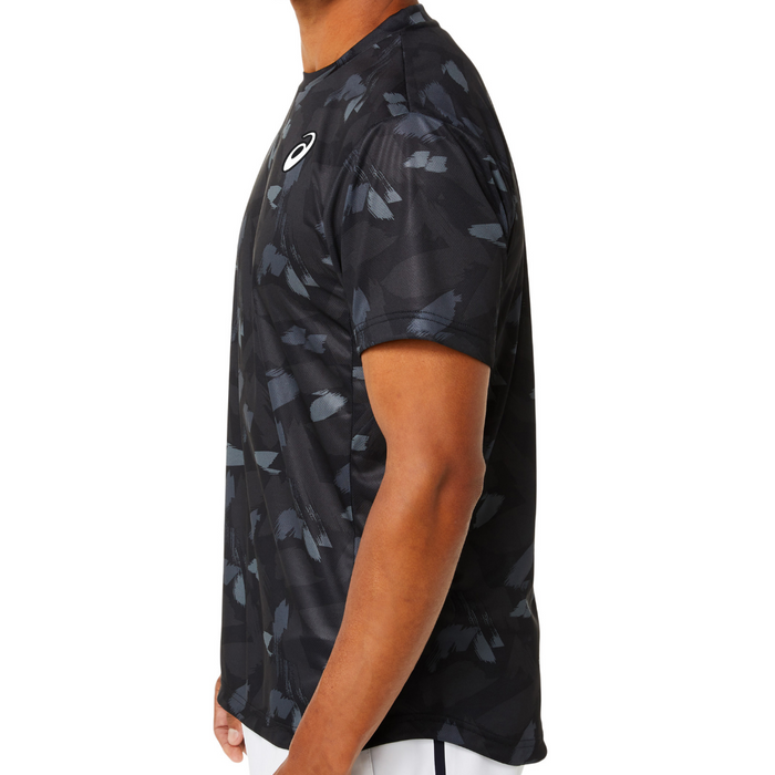 Asics 2022 Match Graphic SS Mens Tennis Top - Performance Black