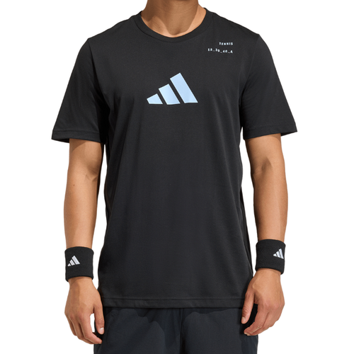 Adidas 2026 Category Graphic Mens Tennis T-Shirt - Black