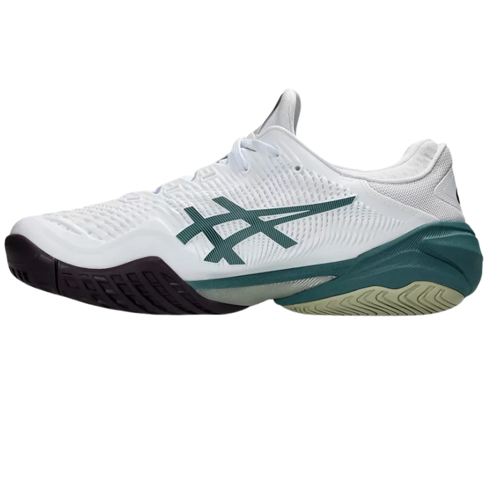 Asics 2026 COURT FF 3 Mens Tennis Shoes - White/Foggy Teal