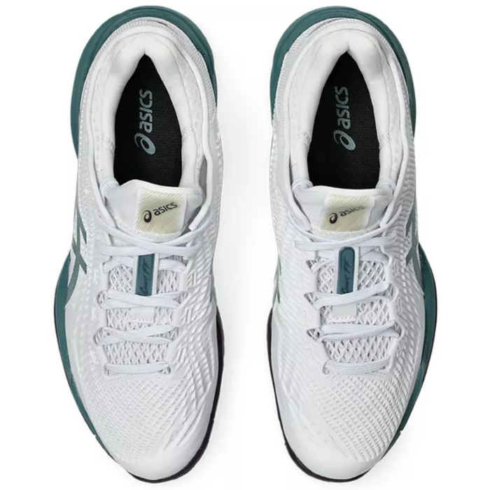 Asics 2026 COURT FF 3 Mens Tennis Shoes - White/Foggy Teal