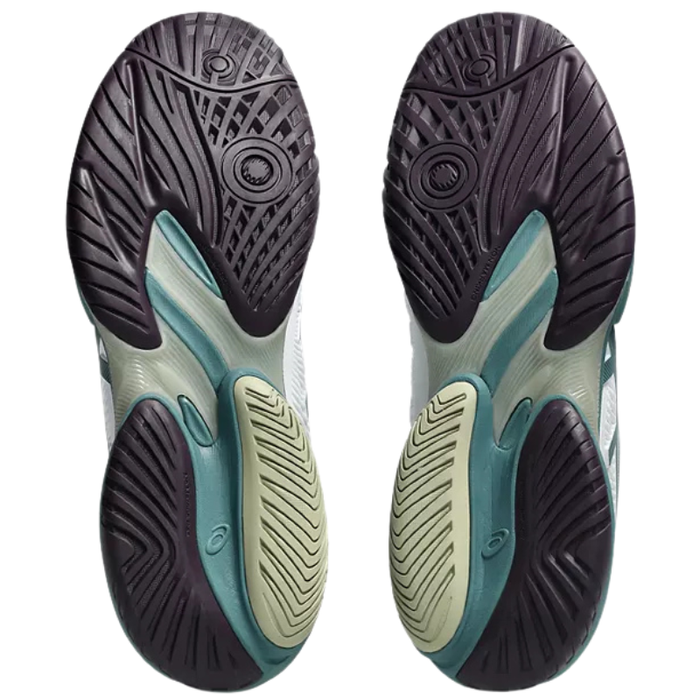 Asics 2026 COURT FF 3 Mens Tennis Shoes - White/Foggy Teal