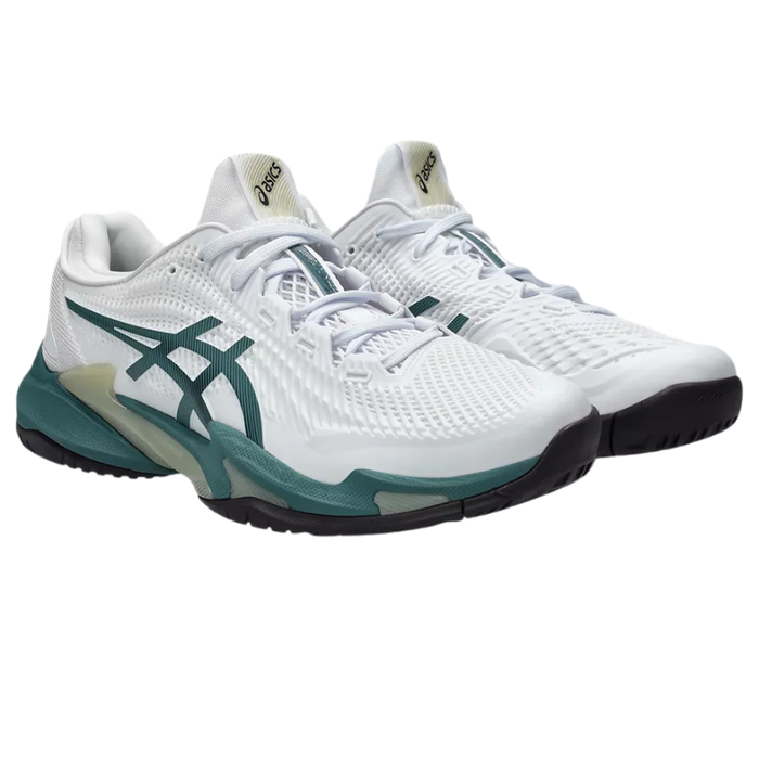 Asics 2026 COURT FF 3 Mens Tennis Shoes - White/Foggy Teal