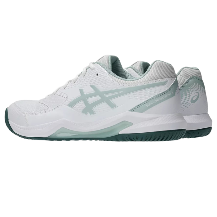 Asics 2026 GEL-DEDICATE 8 Mens Tennis Shoes - White/Cold Moss