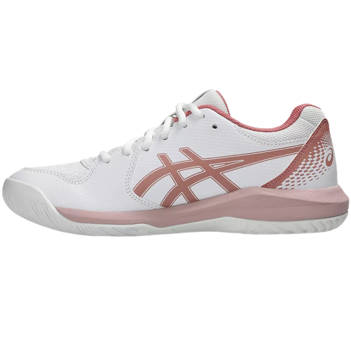 Asics 2026 GEL-DEDICATE 8 Womens Tennis Shoes - White/Rose Rouge