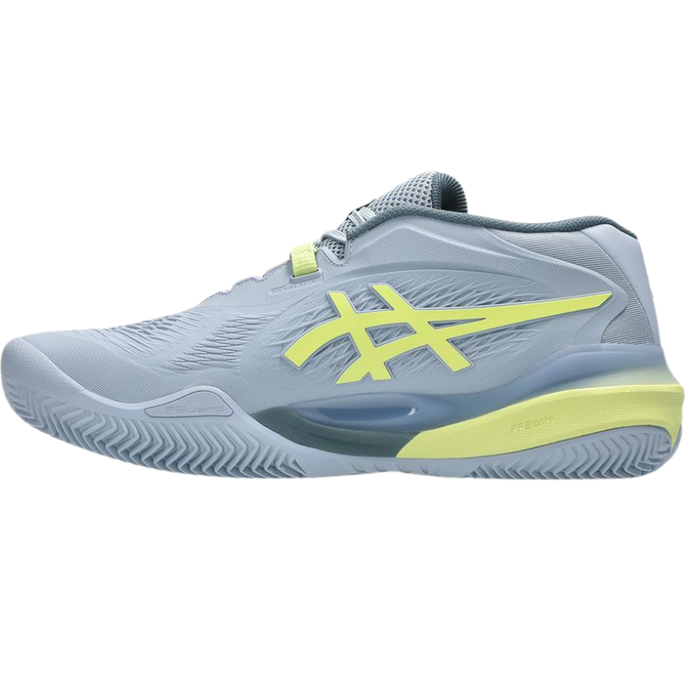 Asics 2026 Gel Resolution X Clay Mens Tennis Shoe - Grey Blue/Pistachio