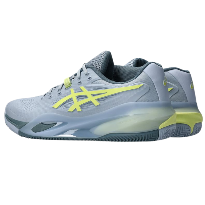 Asics 2026 Gel Resolution X Clay Mens Tennis Shoe - Grey Blue/Pistachio