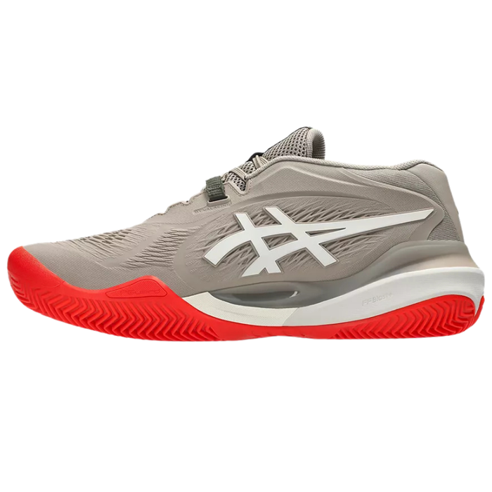 Asics 2026 GEL-RESOLUTION X CLAY Mens Tennis Shoes - Greige/Soft Oat