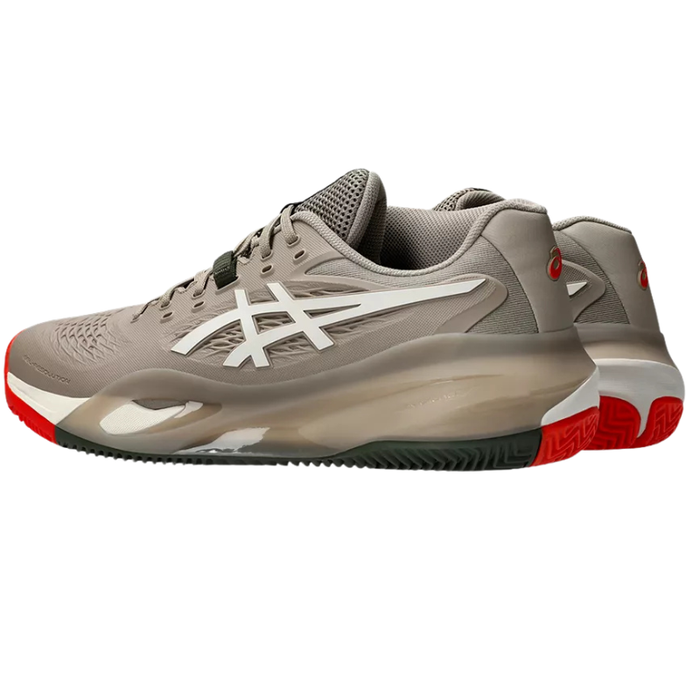 Asics 2026 GEL-RESOLUTION X CLAY Mens Tennis Shoes - Greige/Soft Oat