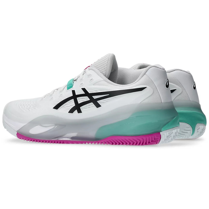 Asics 2026 GEL-RESOLUTION X CLAY Mens Tennis Shoes - White/Aurora Green