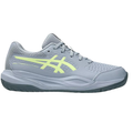 Asics 2026 GEL-RESOLUTION X GS Junior Tennis Shoes - Grey Blue/Pistachio