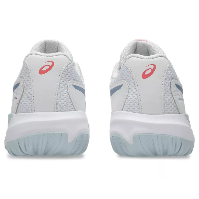 Asics 2026 GEL-RESOLUTION X GS Junior Tennis Shoes - White/Grey Blue