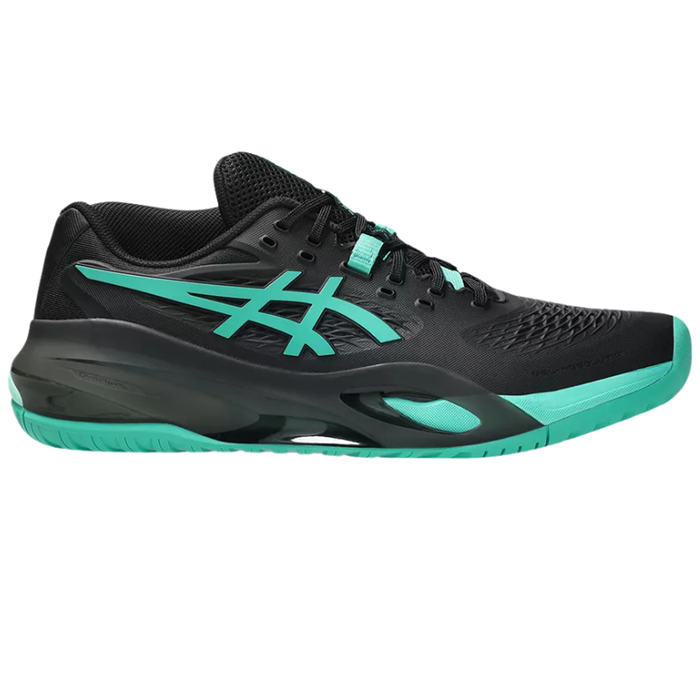 Asics 2026 GEL-RESOLUTION X Mens Tennis Shoes - Black/Aurora Green