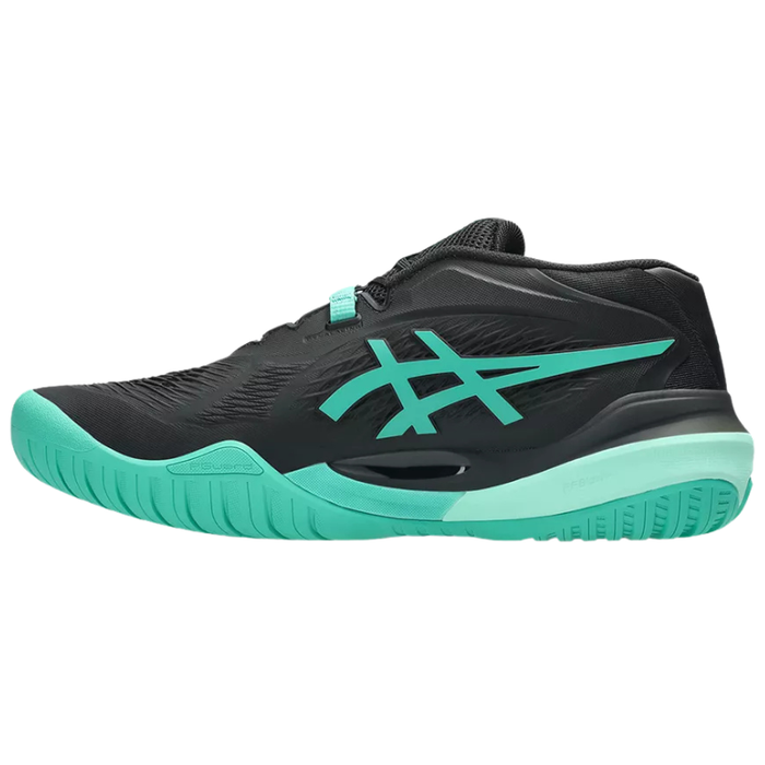 Asics 2026 GEL-RESOLUTION X Mens Tennis Shoes - Black/Aurora Green