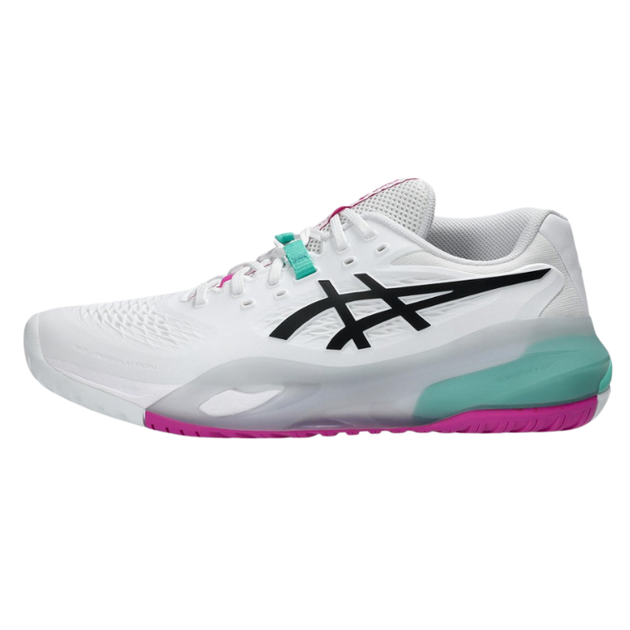 Asics 2026 GEL-RESOLUTION X Mens Tennis Shoes - White/Aurora Green