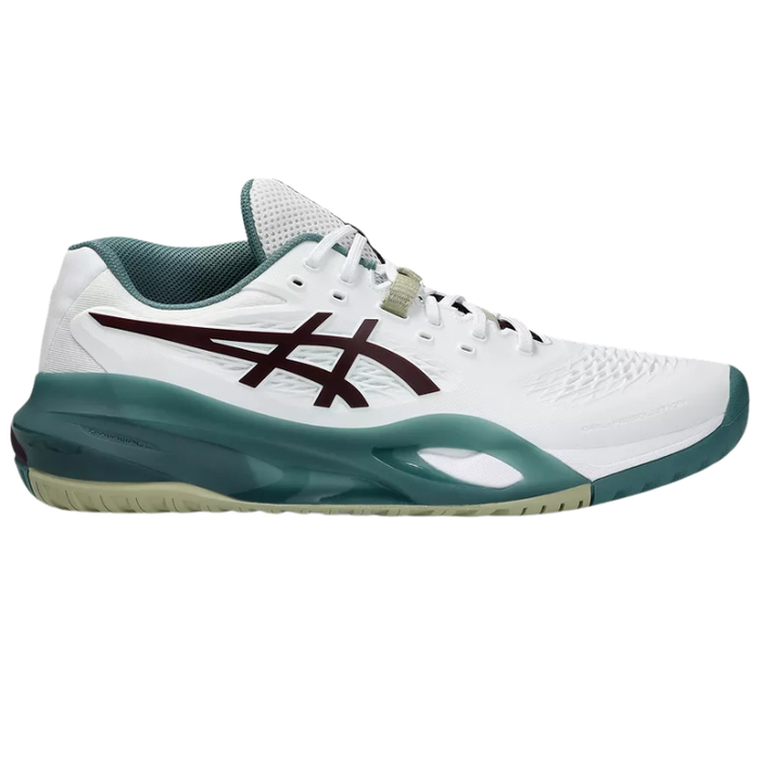 Asics 2026 GEL-RESOLUTION X Mens Tennis Shoes - White/Dark Aubergine