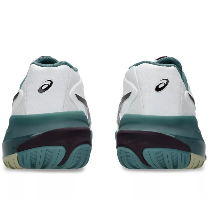 Asics 2026 GEL-RESOLUTION X Mens Tennis Shoes - White/Dark Aubergine
