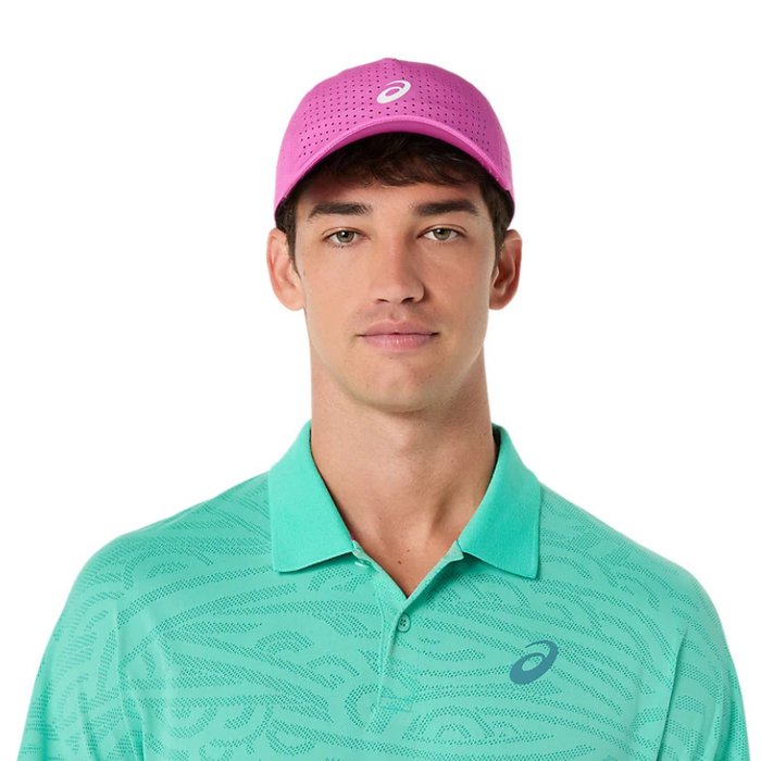 Asics 2026 MATCH JACQUARD Short Sleeves Mens Tennis Polo - Aurora Green