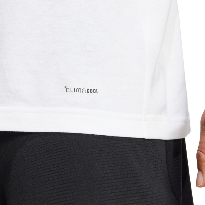 Adidas 3B G Men Tennis Shirt - White