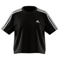 Adidas 3S CR Women Tennis Top - Black/White