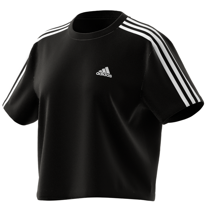 Adidas 3S CR Women Tennis Top - Black/White