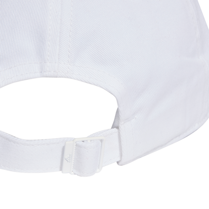 Adidas 3Stripes Cotton Twill Unisex Tennis Cap - White/Black