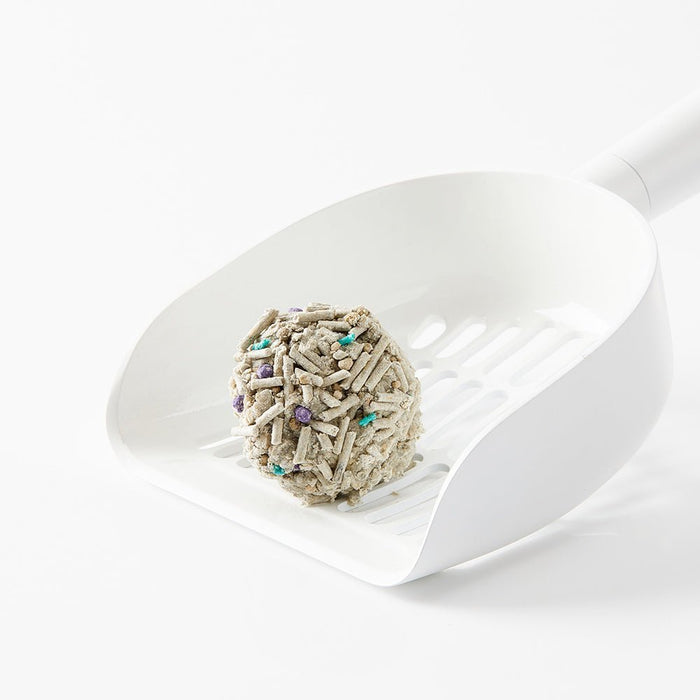 Flushable Clumping Cat Litter fast 3-second clumping with 0.08in (2mm) small granules, high water absorption, strong clumping, and non-stick performance