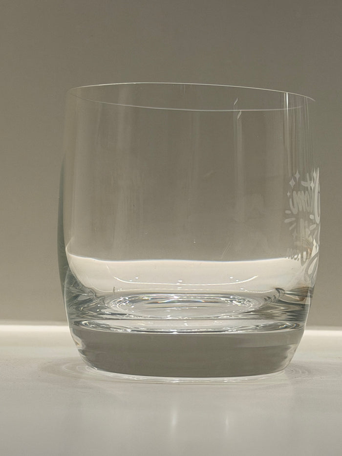 Lucaris Double Rocks Crystal Glass — Personalized