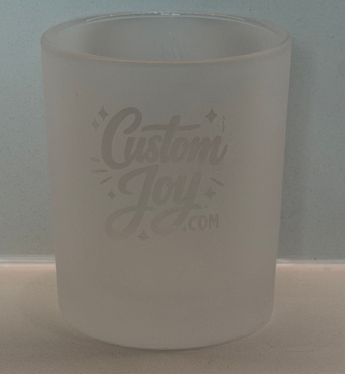 Frosted Glass Set (2x 8oz glasses) - Personalized