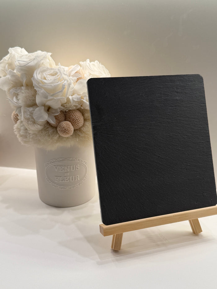 Slate Sign & Wooden Easel - Personalized