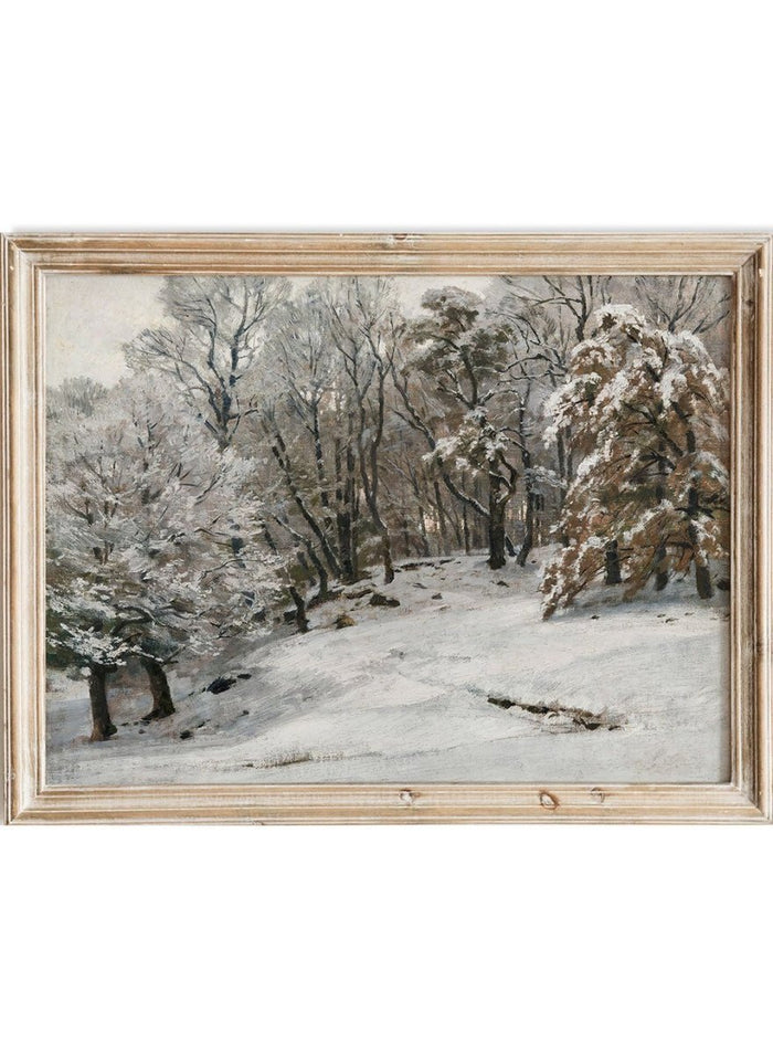 "A Winter’s Day" Art Print_Sugar & Canvas_Hugo Darnaut