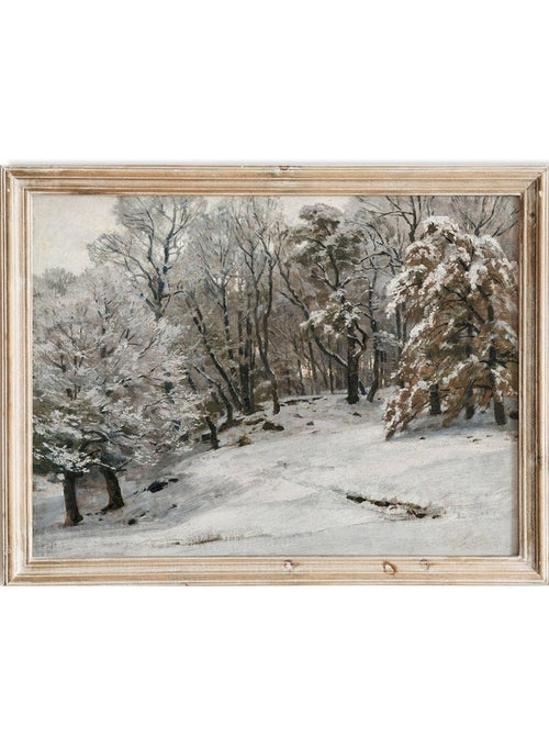 "A Winter’s Day" Art Print_Sugar & Canvas_Hugo Darnaut