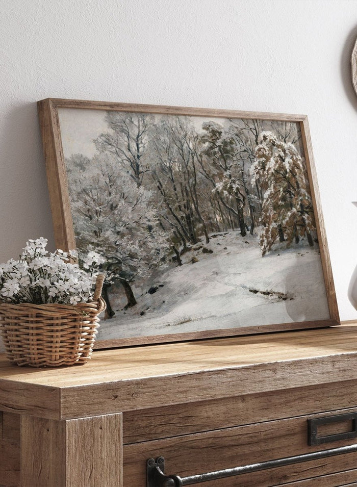 "A Winter’s Day" Art Print_Sugar & Canvas_Hugo Darnaut