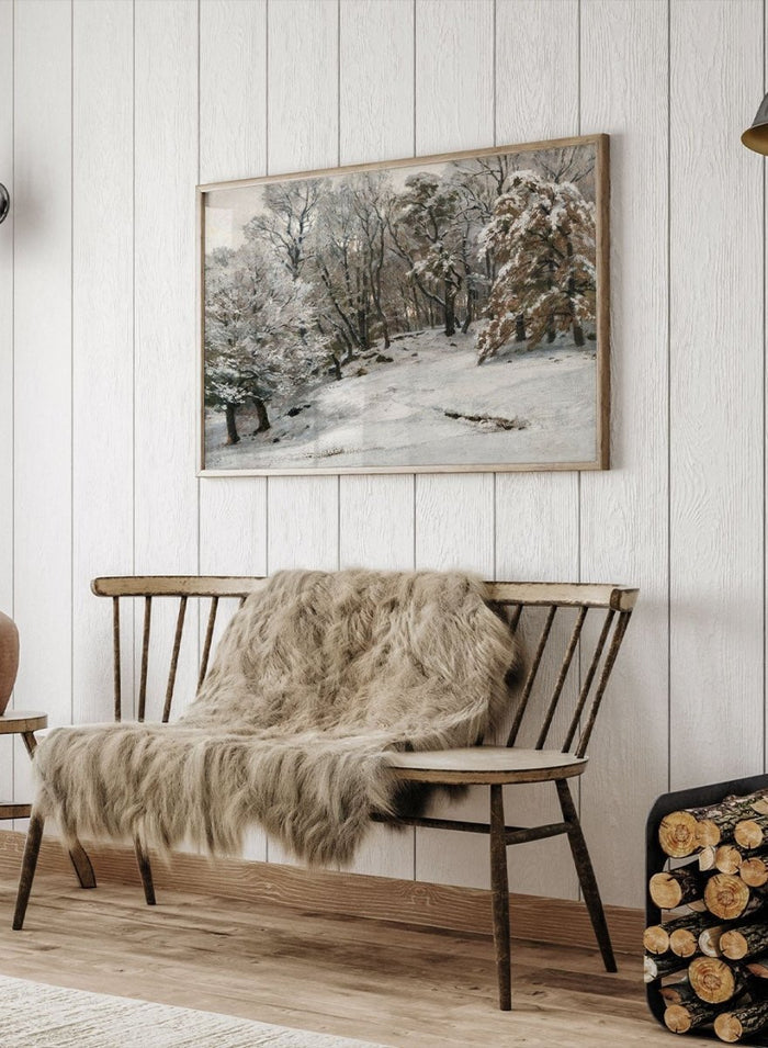 "A Winter’s Day" Art Print_Sugar & Canvas_Hugo Darnaut