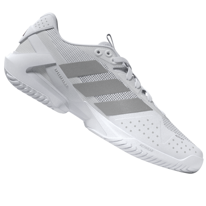 Adidas Adizero Ubersonic 5 Mens Tennis Shoes - Footwear White/Tech Grey/Maroon