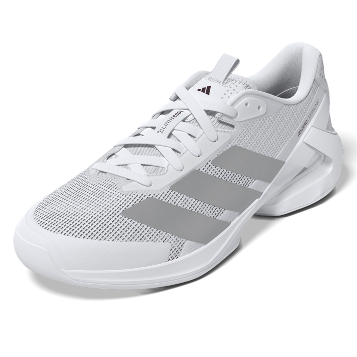 Adidas Adizero Ubersonic 5 Mens Tennis Shoes - Footwear White/Tech Grey/Maroon