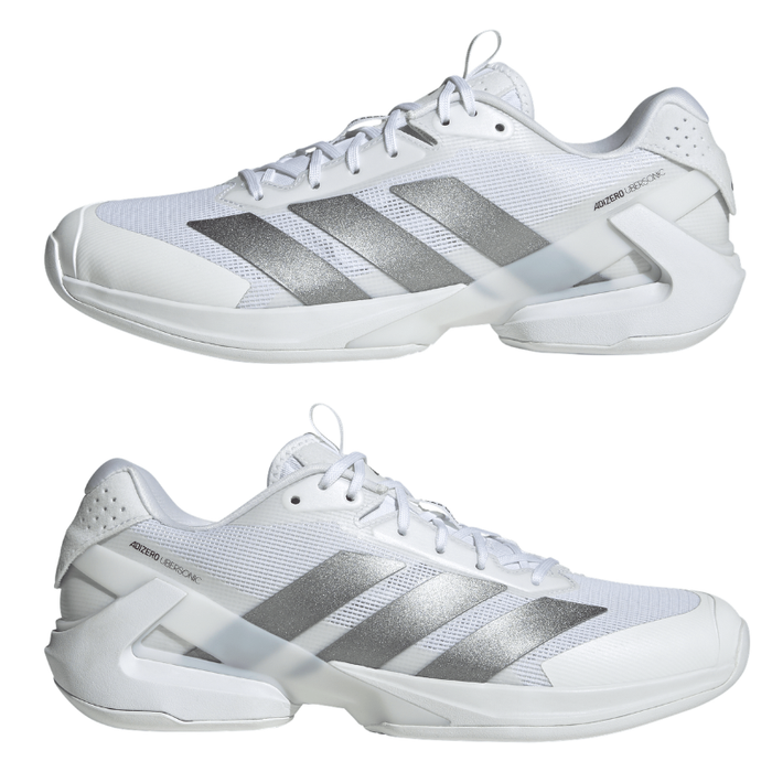 Adidas Adizero Ubersonic 5 Mens Tennis Shoes - Footwear White/Tech Grey/Maroon