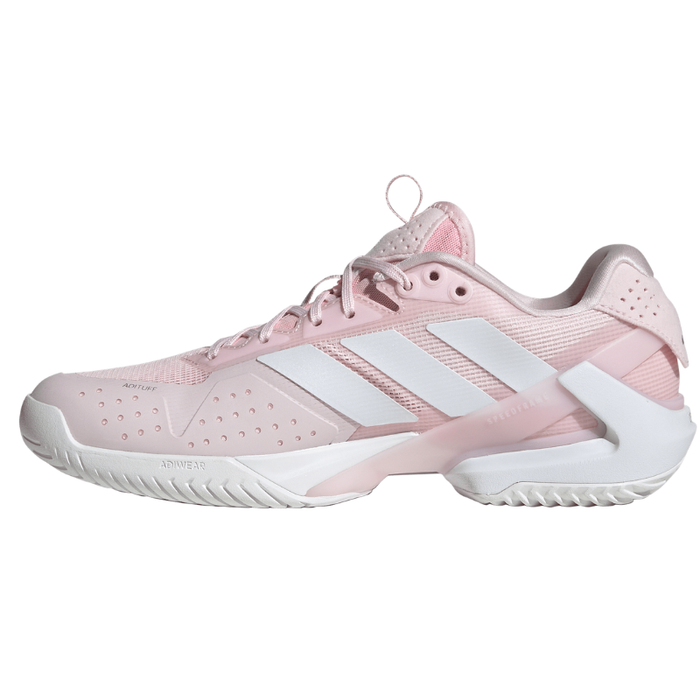Adidas Adizero Ubersonic 5 Womens Tennis Shoes - Distilled Pink/Footwear White