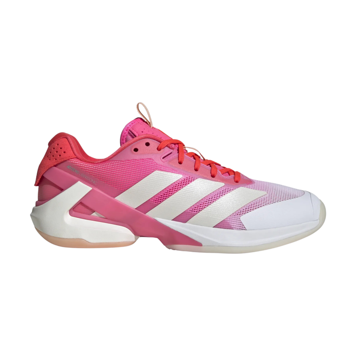 Adidas Adizero Ubersonic 5 Womens Tennis Shoes - Lucid Pink/Zero Metal/Lucid Red