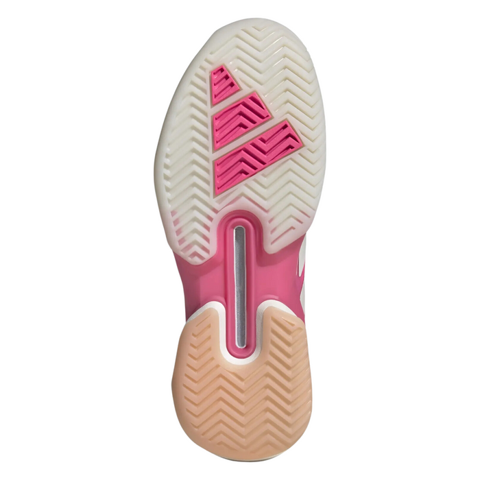Adidas Adizero Ubersonic 5 Womens Tennis Shoes - Lucid Pink/Zero Metal/Lucid Red