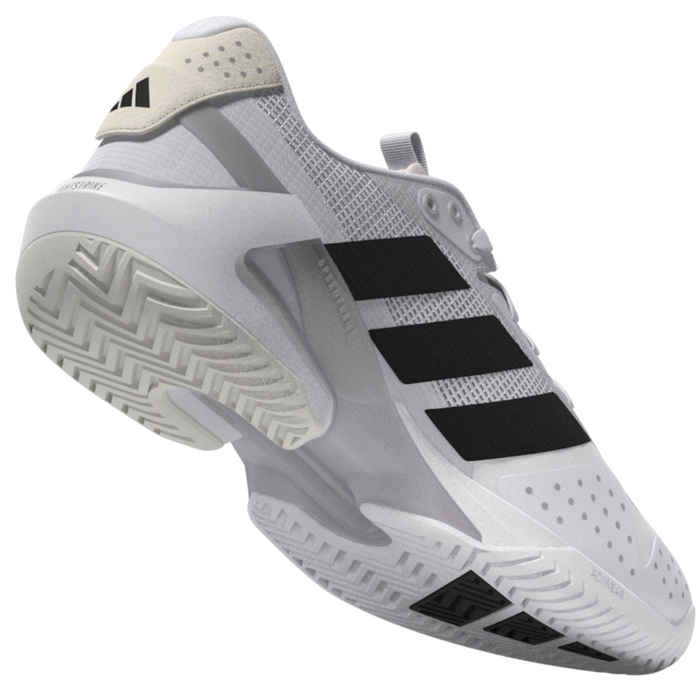 Adidas Adizero Ubersonic 5M Mens Tennis Shoes - Cloud White/Core Black/Silver Metallic
