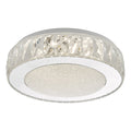 Akelia Flush Acrylic & Stainless Steel Small LED<br>Clear